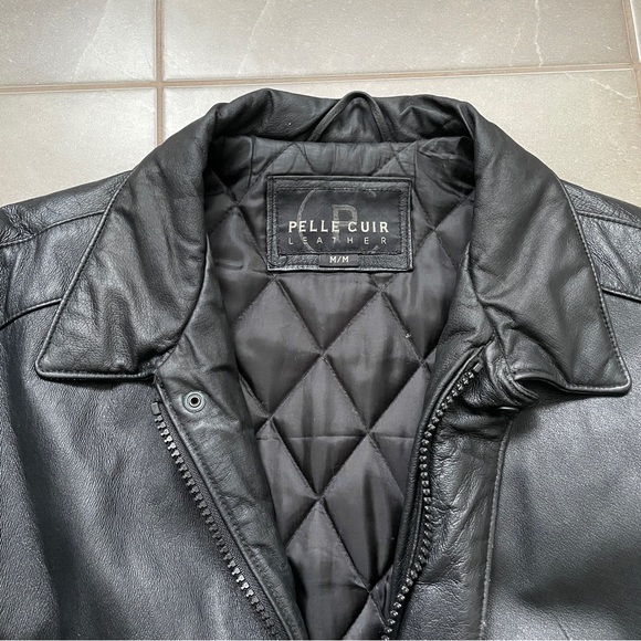 Vintage Leather Bomber Jacket - Picture 6 of 8